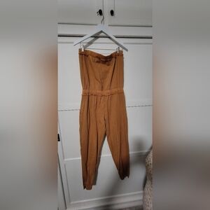 Young Fabulous And Broke women's one piece Jumpsuit orange gold Size Medium